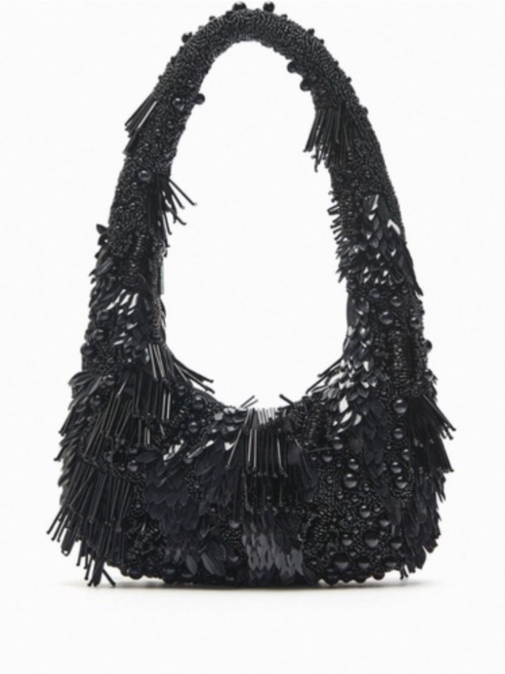 Zara Beaded Shoulder Bag